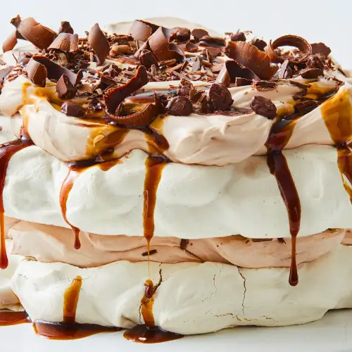 Pavlova de Banana con Chocolate